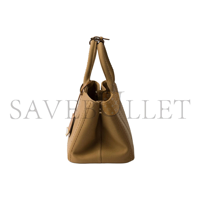 Pra*a jardiniÈre large linen blend handbag 1bg554 01 (33*20*18cm)